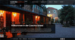 Desktop Screenshot of cascinagrassi.com
